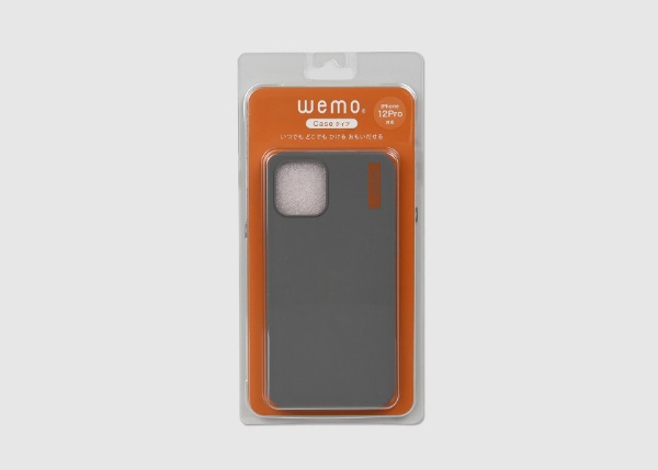 wemo ｳｪｱﾗﾌﾞﾙﾒﾓ ｹｰｽﾀｲﾌﾟ 在庫一掃売り切りセール iPhone 12PRO用 ﾀﾞｰｸｸﾞﾚｰ 新作 大人気