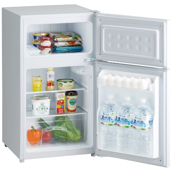 冷蔵庫 ホワイト BR-85A-W [2ドア /右開きタイプ /85L] [冷凍室 25L 