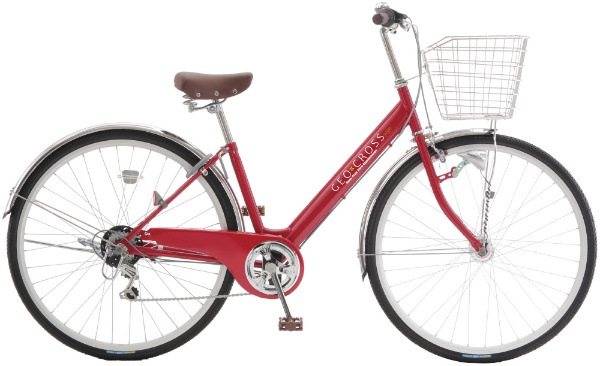 自転車 ファッション通販 ジオクロスN Sレッド FVN66S 26×1 8 外装6段 組立商品につき返品不可 26インチ 3