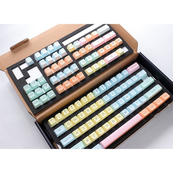 ducky cotton candy keycaps