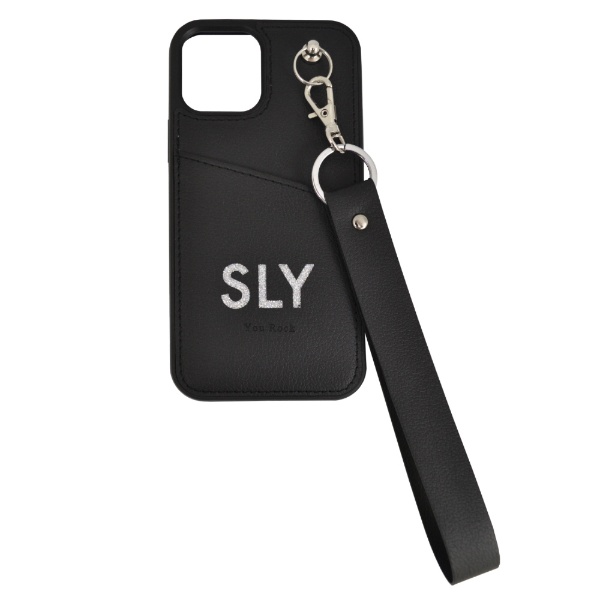 《週末限定タイムセール》 iPhone 12 当店一番人気 Pro SLY black md-74643-1 cutting_Case Die