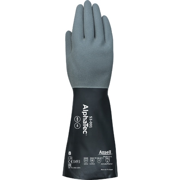 アンセル 耐薬品手袋 アルファテック 53－001 XLサイズ 53-001-10 アンセル｜Ansell 通販