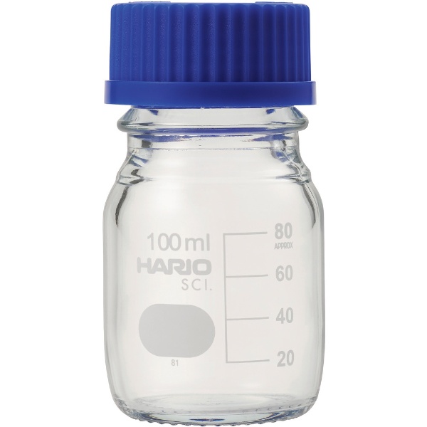 HARIO 耐熱ねじ口瓶 250ml (1個) 品番：NBO-250-SCI - 容器・試験管