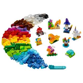 LEGO(Ｌｅｇｏ)11013古典主意零件[进入透明的零件]