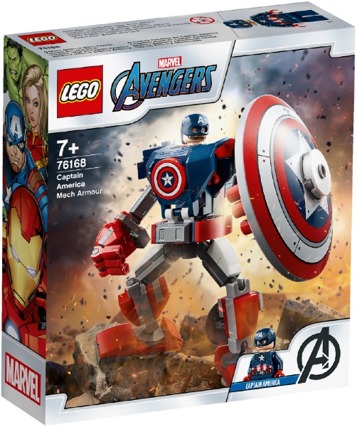 LEGO（レゴ） 76168 スーパー・ヒーローズ キャプテン・アメリカ・メカスーツ
