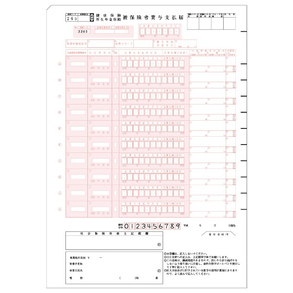 ヒサゴ マルチプリンタ帳票 A4カラー4面8穴 (1200枚) BP2015Z - 3
