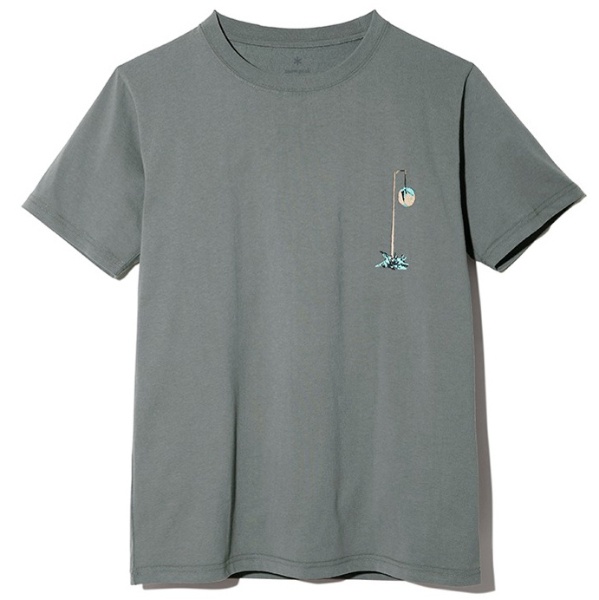 男女兼用 Tシャツ カットソー Printed 実物 Tshirt 奉呈 S Driver TS-21SU00502GK Greykhaki Pile