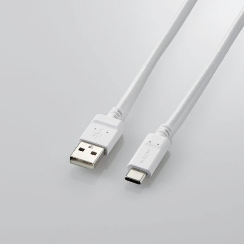ELECOM エレコム USB TYPE C ケーブル タイプC (USB A to USB C ) 3A出力で超急速充電 USB2.0認証品 0.5m