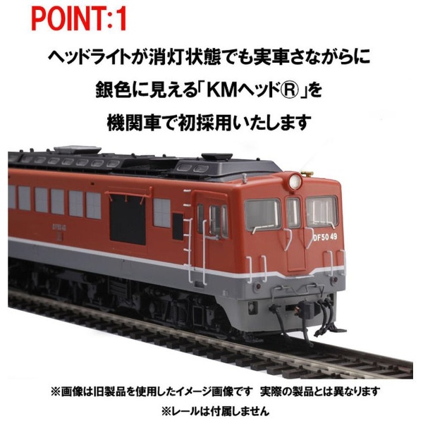 【保証半額】TOMIX　HO-210　国鉄 DF50形ディーゼル機関車　(後期型・朱色)　標準色　最新　パーツ未使用 機関車