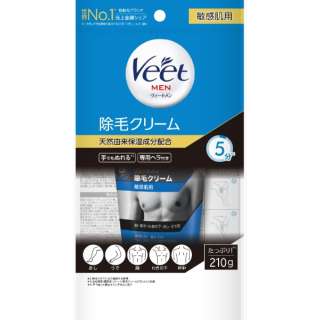 供Veet Men(vitomen)脱毛膏敏感肌肤使用的210g