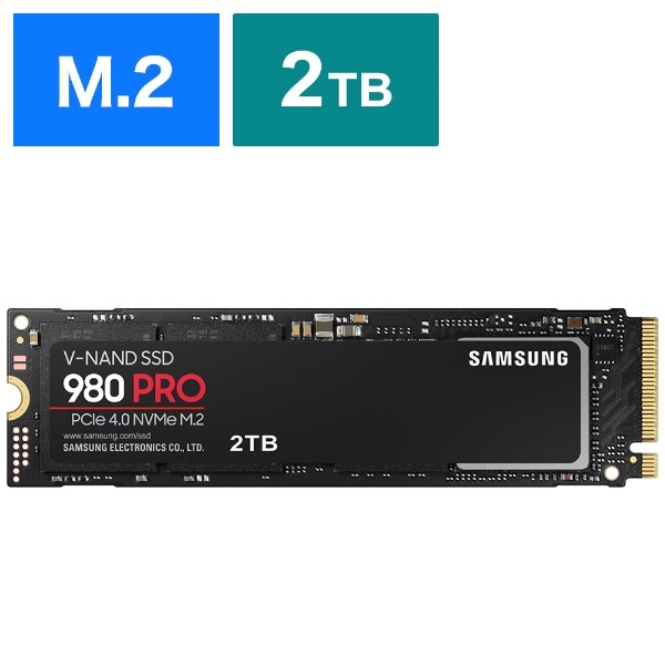 MZ-V8P2T0B/IT 内蔵SSD PCI-Express接続 SSD 980 PRO [2TB /M.2] SAMSUNG｜サムスン 通販 