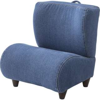 手提式椅子(蓝色/W47×D51×H47/51×SH23/27cm)