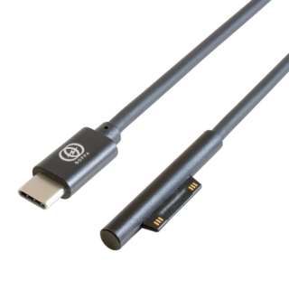USB-C ⇔ Surfaceケーブル [充電 /1.8m /USB Power Delivery /45W] GP-TCS180CM/B