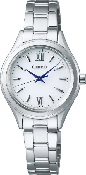 【新品】セイコー SEIKO 腕時計 レディース SWFH109 セイコーセレクション ソーラー電波 電波ソーラー（1B21/日本製） ホワイトxシルバー アナログ表示最大約175cmラグ幅