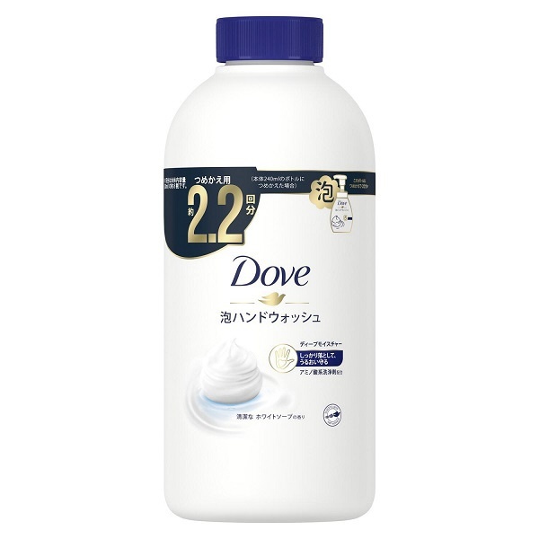 ユニリーバJCM Dove ダヴ 283円 240ml ピーチリリー ポンプ 泡ハンドウォッシュ