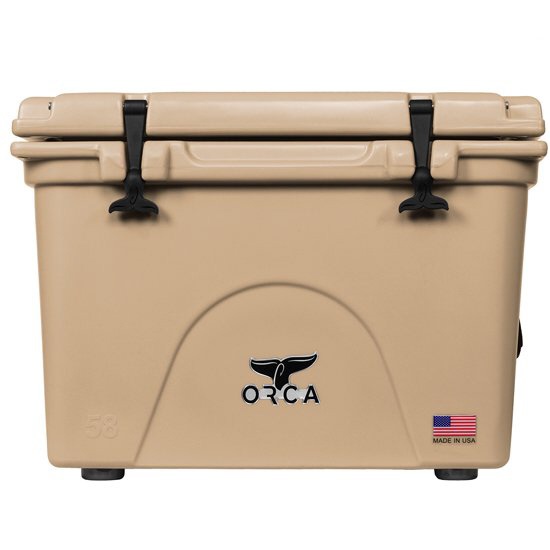 ハード クーラーボックス ORCA Coolers 58 Quart(490×680×490mm/Tan