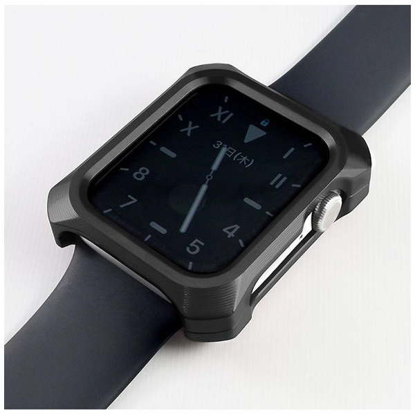Solid bumper for NEW売り切れる前に☆ Apple Watch 44mm 格安SALEスタート GW-323 ブラック Series4.5用