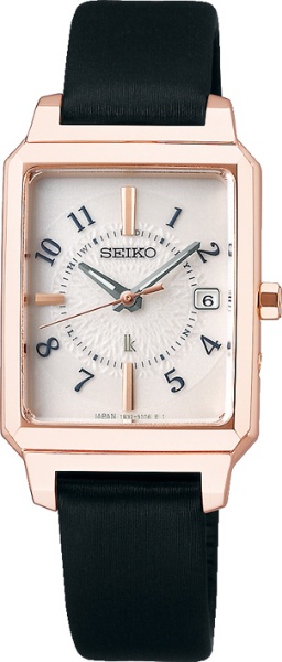 セイコー SEIKO 腕時計 レディース SSVW196 ルキア アイ コレクション ソーラー電波モデル I Collection 電波ソーラー（1B32） シルバーxブラック アナログ表示