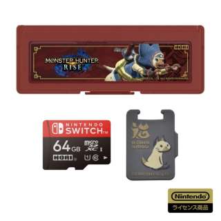 モンスターハンターライズ Microsdカード64gb カードケース6 For Nintendo Switch Ad19 001 Switch Hori ホリ 通販 ビックカメラ Com