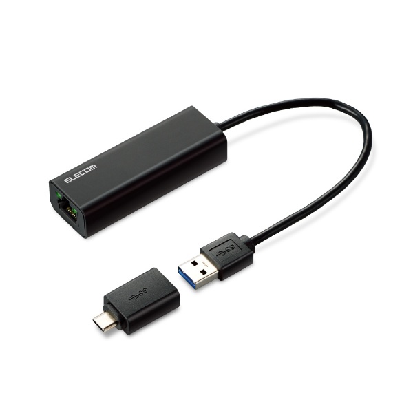 LANѴץ [USB-CUSB-A ᥹ LAN] 2.5Gbpsб(iPadOS/Mac/Windows11б) ֥å EDC-QUA3C-B