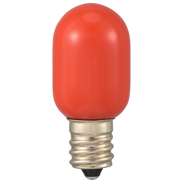 LEDナツメ球装飾用 T20/E12/0.5W/2lm 赤色 LDT1R-H-E1213 [E12 /赤色 /1個 /ナツメ球形]