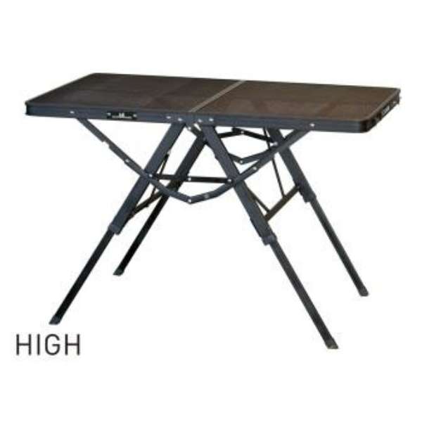3高&低桌子强壮的网丝(宽度90x纵深60x高度35.5/50/60cm/黑色)_4