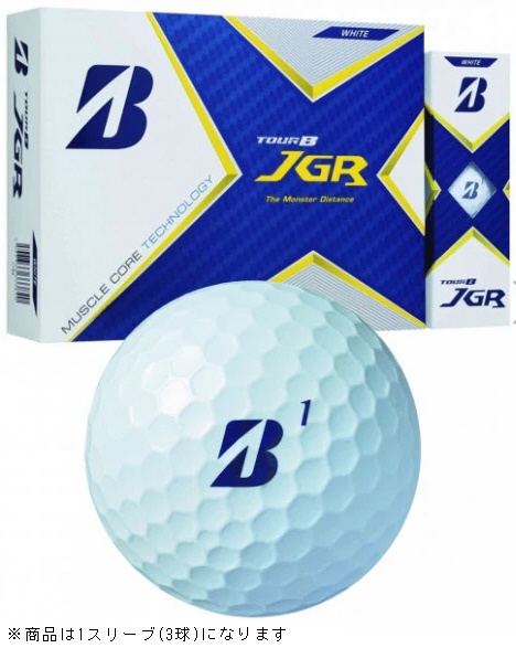 ゴルフボール TOUR B JGR《1スリーブ(3球)/パールホワイト》 【返品