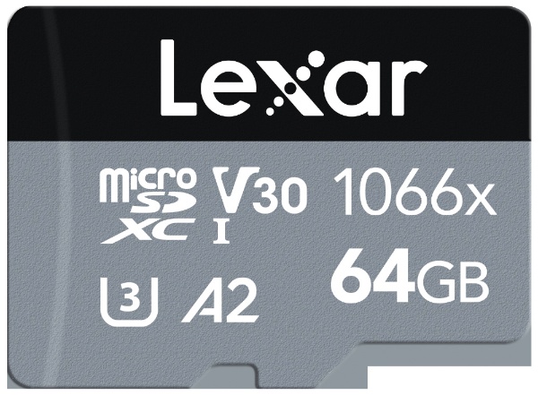 microSDXC Professional 1066x SILVER ꡼ LMS1066064G-BNANJ [Class10 /64GB]