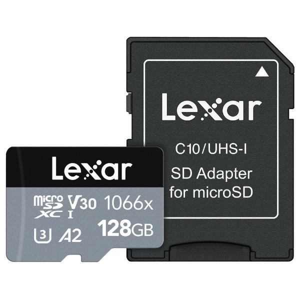 microSDXCカード Professional 1066x SILVER シリーズ LMS1066128G-BNANJ [Class10  /128GB]