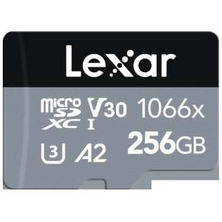 microSDXCJ[h Professional 1066x SILVER V[Y LMS1066256G-BNANJ [Class10 /256GB]