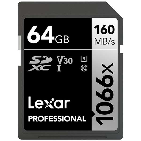 SDXC卡Professional 1066x SILVER系列LSD1066064G-BNNNJ[Class10/64GB]_1