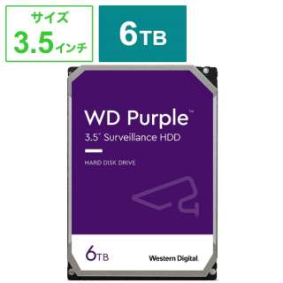 WD62PURZ HDD SATAڑ WD Purple(ĎVXep)128MB [6TB /3.5C`] yoNiz