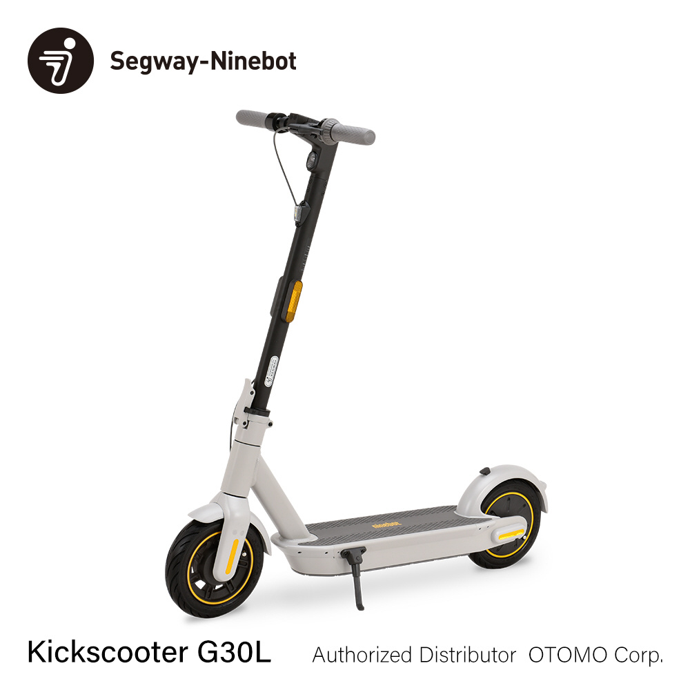 パーソナルモビリティ 電動キックスクーター Ninebot KickScooter G30L(シルバー) 【組立商品につき返品不可】 NINEBOT｜ナインボット  通販 | ビックカメラ.com