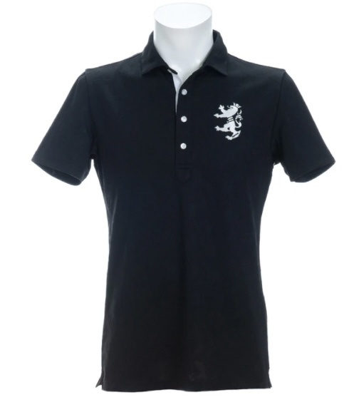 メンズ ゴルフ ポロシャツ スコッツジャガード ブラック ADMA132-10 Lサイズ ワイドカラーシャツ ついに入荷 新作送料無料