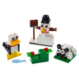 LEGO(Ｌｅｇｏ)11012古典白的主意箱[，为处分品，出自外装不良的退货、交换不可能]