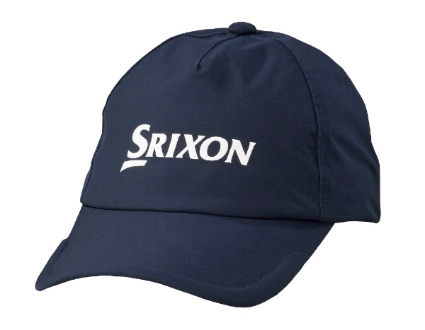  メンズ レインキャップ SRIXON スリクソン(フリーサイズ：56 60cm・ベルト式/ネイビー) SMH1190