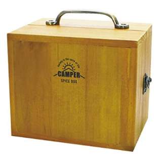 XpCX{bNX CAMPER Spice Box-S size-i18~13~15.5cm) A444
