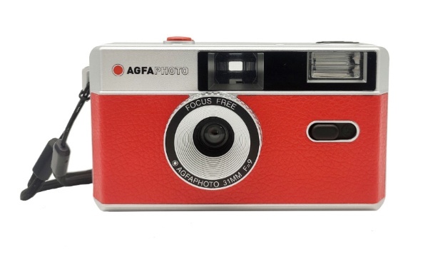 Agfa アグファ　フィルムカメラ　赤