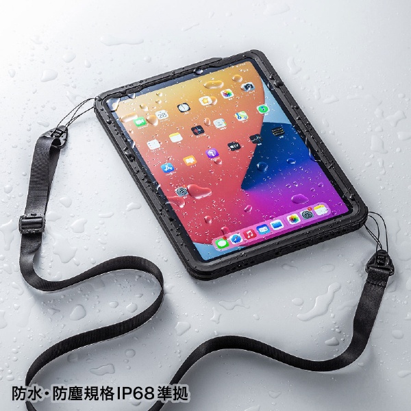 10.9インチ iPad Air（第5/4世代）用 耐衝撃防水ケース PDA-IPAD1716 