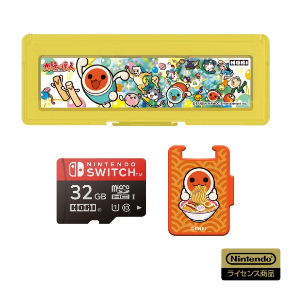 SALE 価格交渉OK送料無料 64%OFF 太鼓の達人 microSDカード32GB+カードケース6 for Nintendo Switch AD29-002