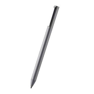 〔タッチペン：iPad専用〕USB-A充電式 アクティブタッチペン グレー P-TPACSTAP01GY