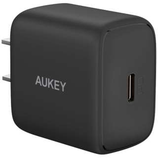 AUKEY(I[L[) USB[d Swift 20W PDΉ [USB-C 1|[g]  PA-R1 ubN AUKEYiI[L[j Black PA-R1-BK [1|[g /USB Power DeliveryΉ]