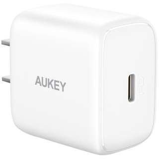 AUKEY(I[L[) USB[d Swift 20W PDΉ [USB-C 1|[g]  PA-R1 zCg AUKEYiI[L[j White PA-R1-WT [1|[g /USB Power DeliveryΉ]