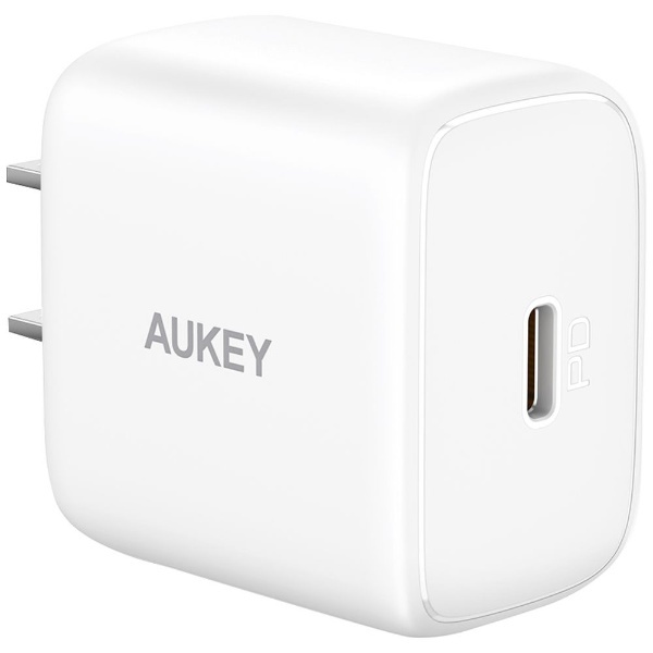 AUKEY(オーキー) USB充電器 Swift 20W PD対応 [USB-C 1ポート] PA-R1 ホワイト AUKEY（オーキー） White  PA-R1-WT [1ポート /USB Power Delivery対応] AUKEY｜オーキー 通販 | ビックカメラ.com