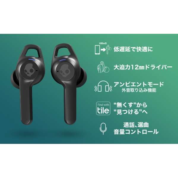 全部的无线入耳式耳机INDY ANC CHILL GREY S2IYW-N744[支持无线(左右分离)/噪音撤销的/Bluetooth对应]_9
