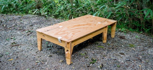 L-TABLE エル アウトドアテーブル ２台セット (W900xD600xH300mm 1台