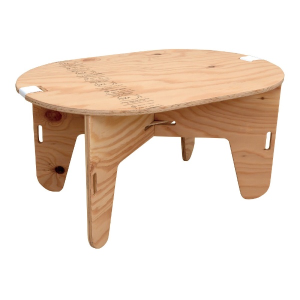 Oval Table [ロースタイル /1～2人向け /木製 /単品] YOKA｜ヨカ 通販