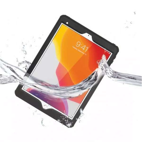 10.2C` iPad@ARMOR-X - IP68 Waterproof Case with Hand Strap for iPad ( 9th/8th/7th ) [ Black ] ubN MXS-A10S_2