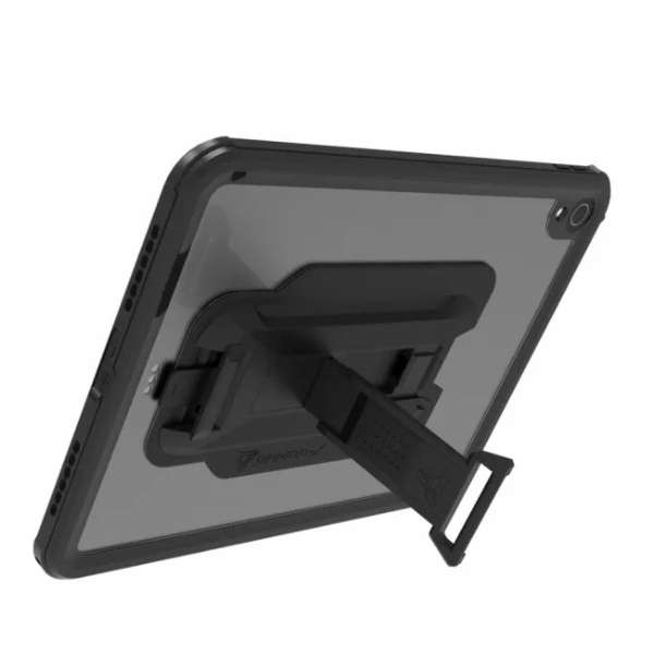 10.2C` iPad@ARMOR-X - IP68 Waterproof Case with Hand Strap for iPad ( 9th/8th/7th ) [ Black ] ubN MXS-A10S_4