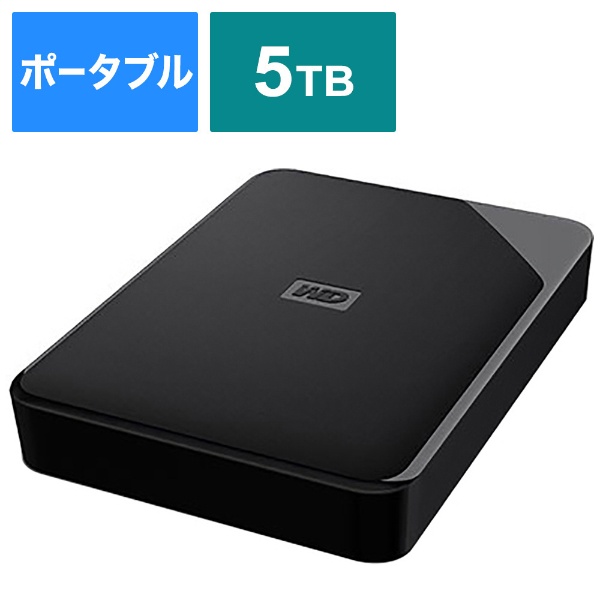 ポータブルHDD 1TB WDBUZG0010BBK-JESE 外付けHDDPC/タブレット